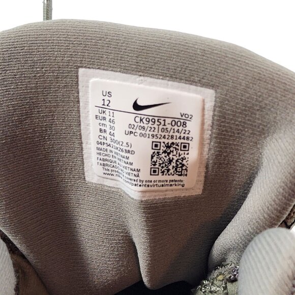 Nike Men's React SFB Carbon Size 12 Running Shoe CK9951-008 - Picture 9 of 9